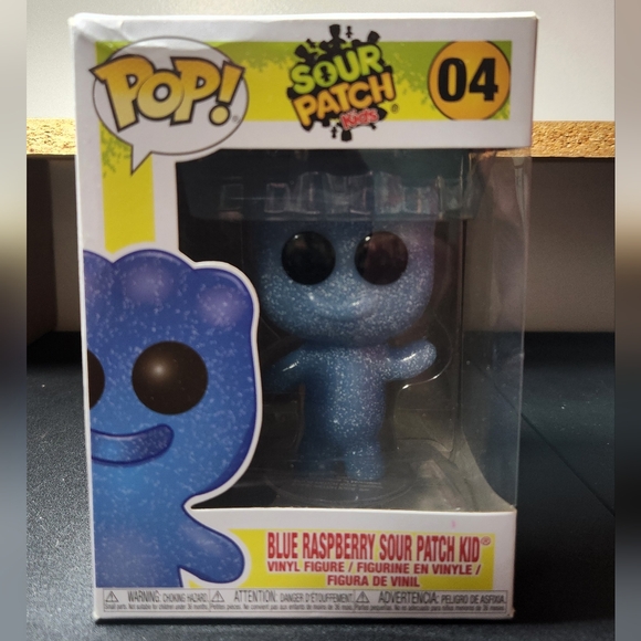 Blue raspberry sour patch kid funko pop #4 in box - Picture 1 of 1